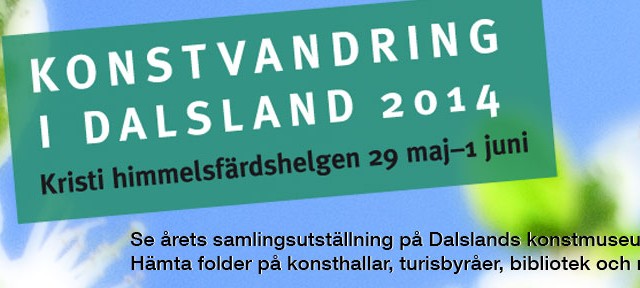 Konstvandring i Dalsland webbhead 2014