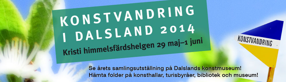 Konstvandring i Dalsland webbhead 2014